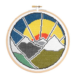 Hawthorne Handmade ON SALE - Mountain Adventure Cross Stitch Kit - 40% OFF