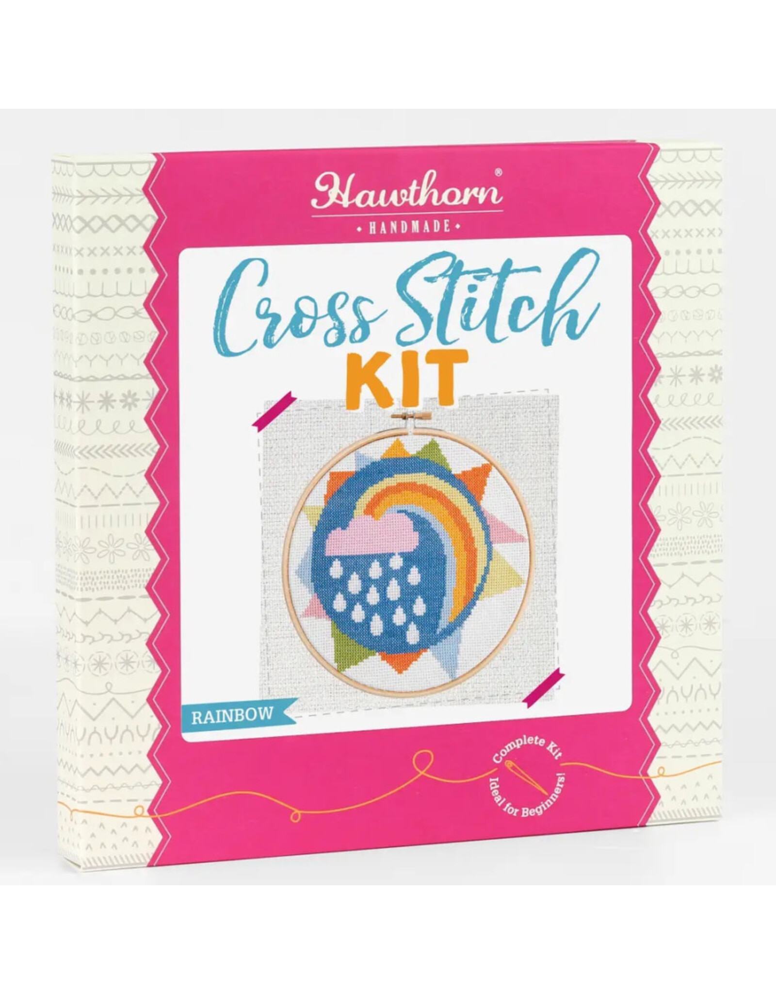 Hawthorne Handmade ON SALE - Rainbow Cross Stitch Kit - 40% OFF