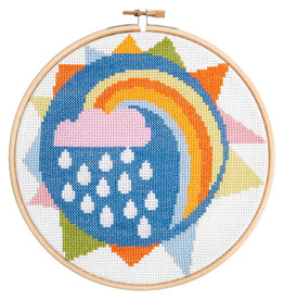 Hawthorne Handmade ON SALE - Rainbow Cross Stitch Kit - 40% OFF