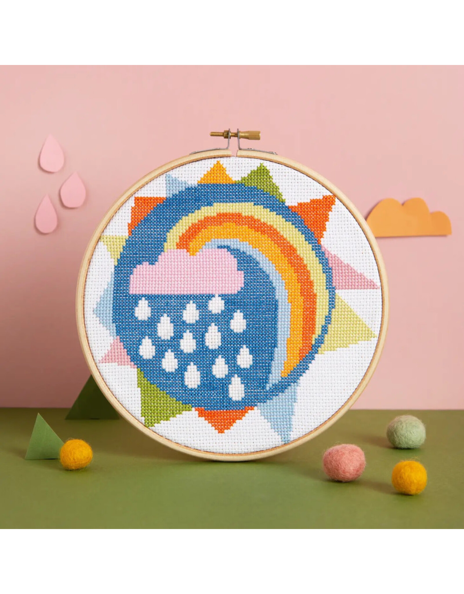 Hawthorne Handmade Rainbow Cross Stitch Kit