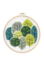 Hawthorne Handmade Summer Trees Cross Stitch Kit