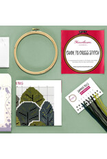 Hawthorne Handmade ON SALE - Summer Trees Cross Stitch Kit - 40% OFF