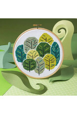 Hawthorne Handmade ON SALE - Summer Trees Cross Stitch Kit - 40% OFF