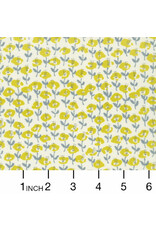 Sevenberry Cotton Lawn, Le Midi Lawn in Lemon, Fabric Half-Yards