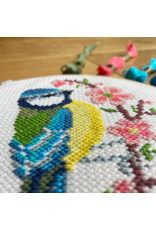 Love Poppet Blue Tit & Blossom Cross Stitch Kit