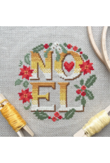 Love Poppet ON SALE - NOEL - Four Letter Floral Modern Cross Stitch Kit