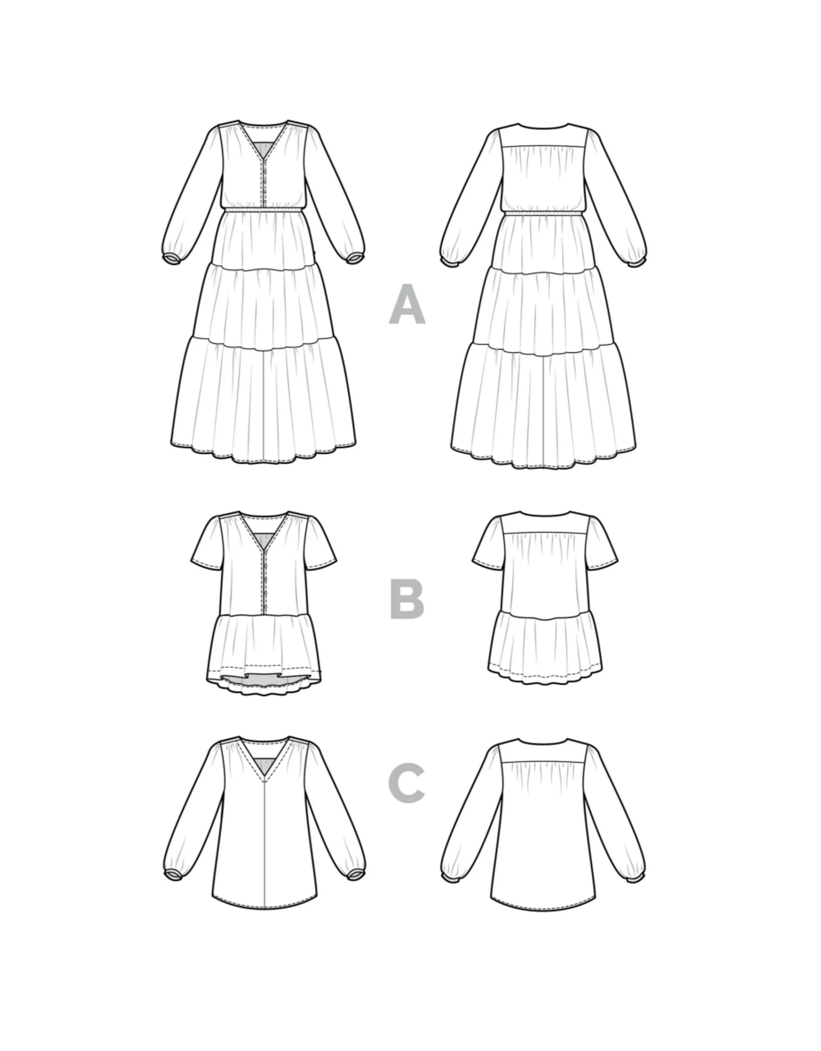 Closet Core Patterns Nicks Dress + Blouse Pattern