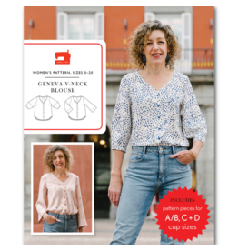 Liesl + Co Geneva V-Neck Blouse Pattern