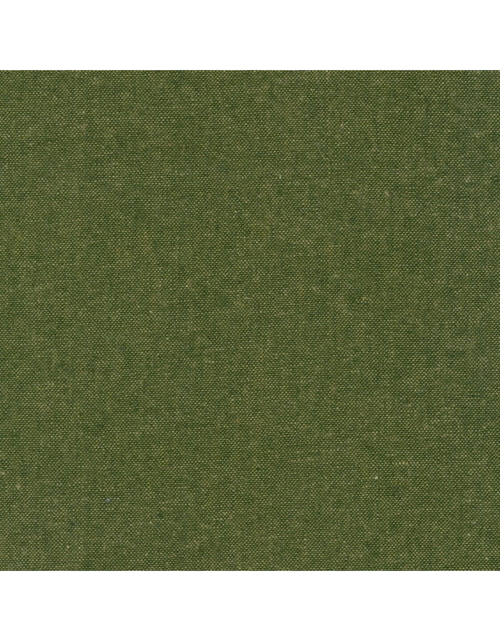 Robert Kaufman Linen, Essex Yarn Dyed in Army, Fabric Half-Yards