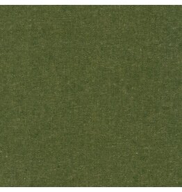 Robert Kaufman Linen, Essex Yarn Dyed in Army, Fabric Half-Yards