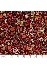 PD's Andover Collection Autumn Days, Foliage in Brown,  Dinner Napkin