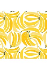 Michael Miller Fresh Fruit, Bananas in Yellow, Fabric Half-Yards
