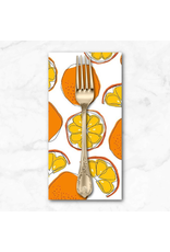 PD's Michael Miller Collection Fresh Fruit, Tangerines in Orange, Dinner Napkin