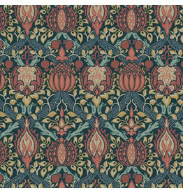 William Morris & Co. Morris & Co, Classics, Granada in Indigo, Fabric Half-Yards