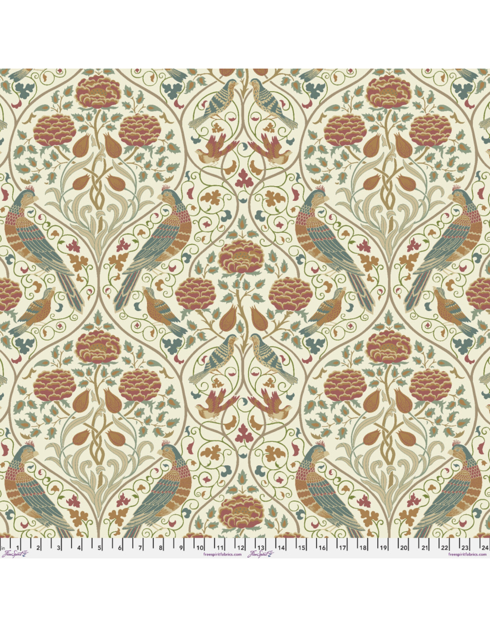 PD's William Morris Collection Morris & Co, Classics, Seasons by May Large in Linen, Dinner Napkin