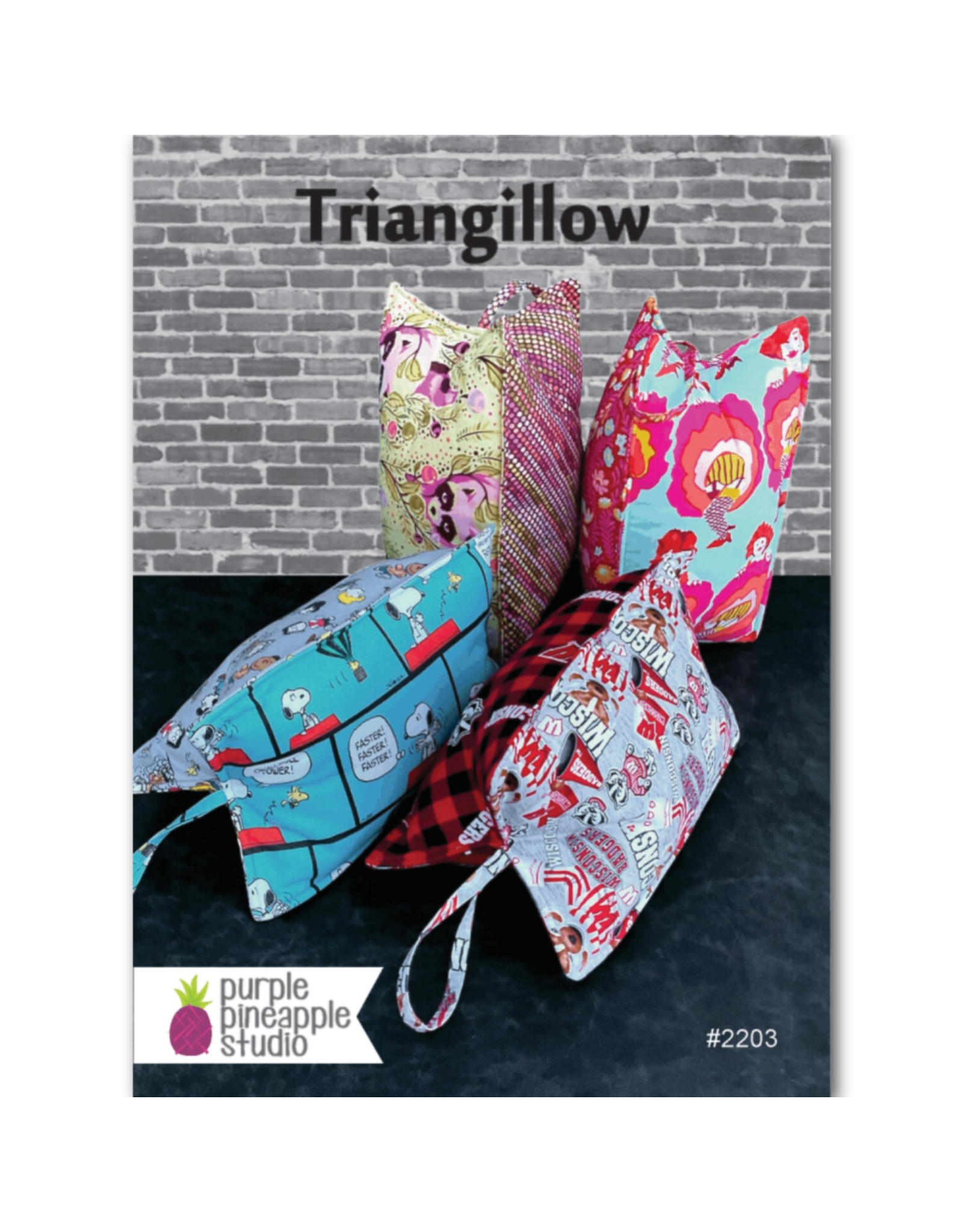 Purple Pineapple Studio Triangillow Pillow Pattern