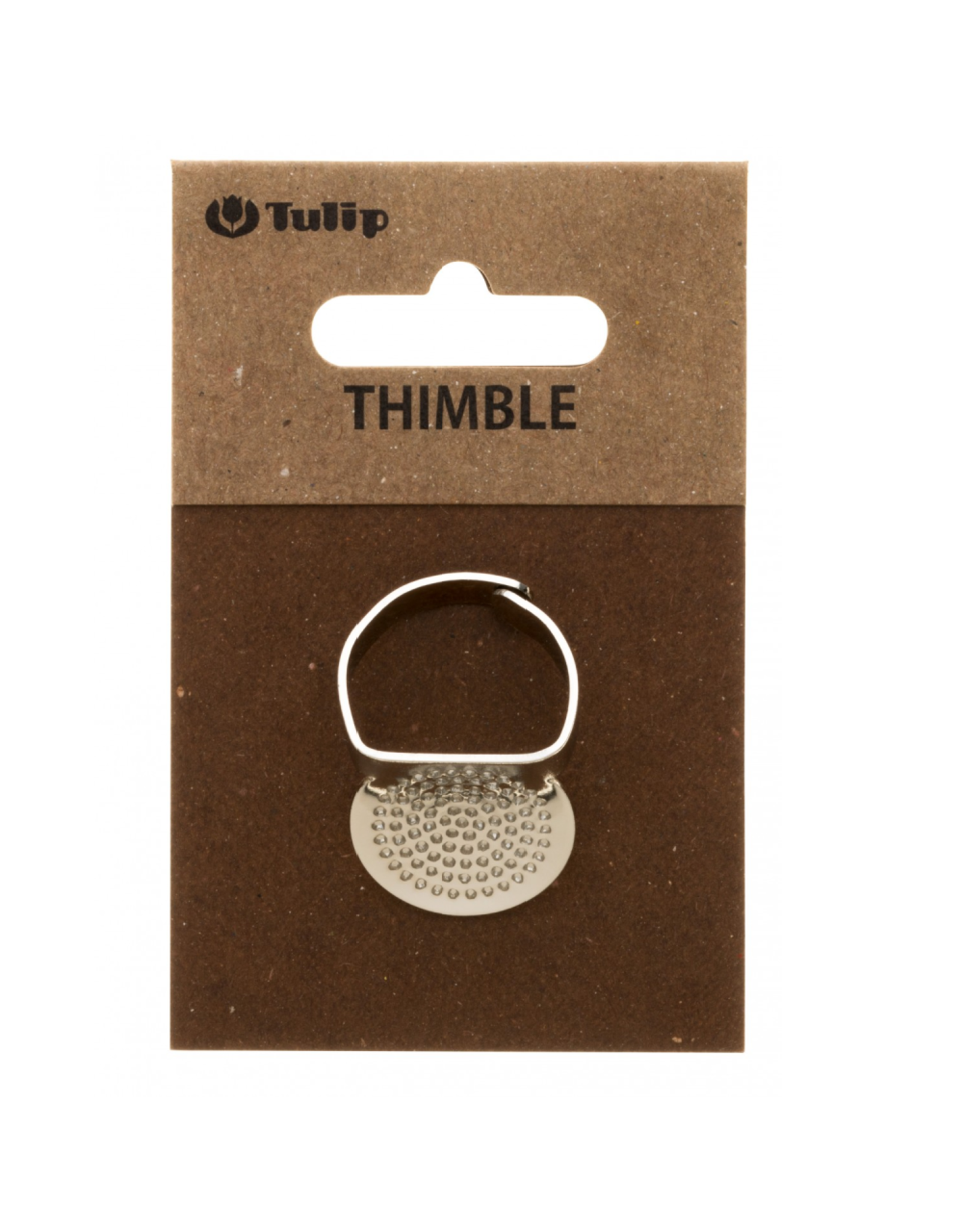 Sashiko Ring Thimble, FInger thimble with plate
