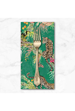 PD's Windham Collection Wild Wander, Felidae Tree in Greenery, Dinner Napkin