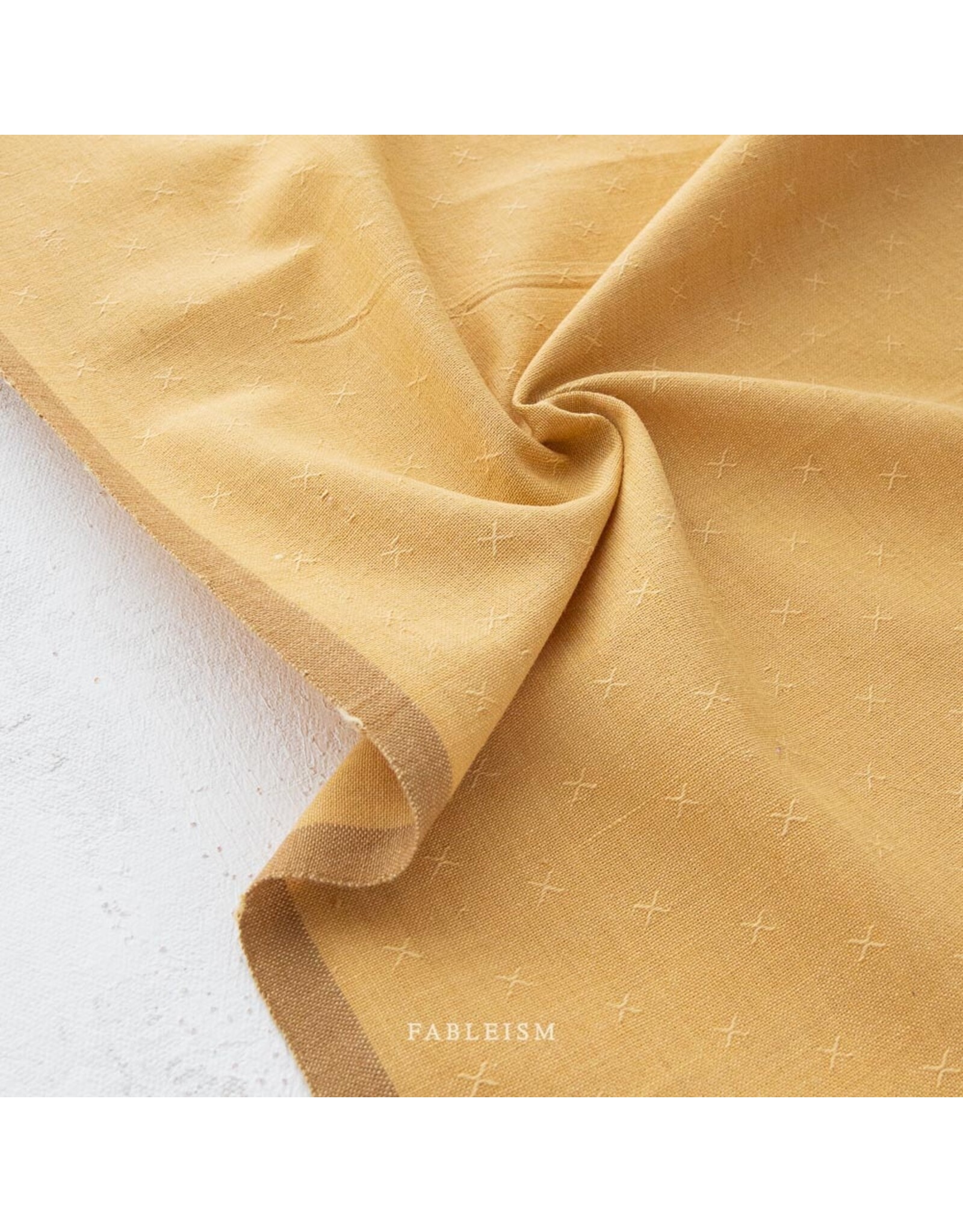 Fableism Sprout Wovens, Chamomile, Fabric Half-Yards