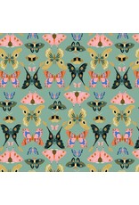 Dear Stella Flora & Fauna, Butterflies in Pasture, Fabric Half-Yards