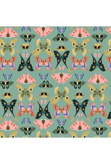 Faye Guanipa Flora & Fauna, Butterflies in Pasture, Fabric Half-Yards