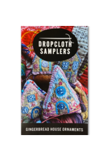 Dropcloth Samplers Gingerbread House Ornaments, Embroidery Sampler