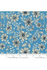 PD's Moda Collection Cadence, Dahlia in Cornflower, Dinner Napkin