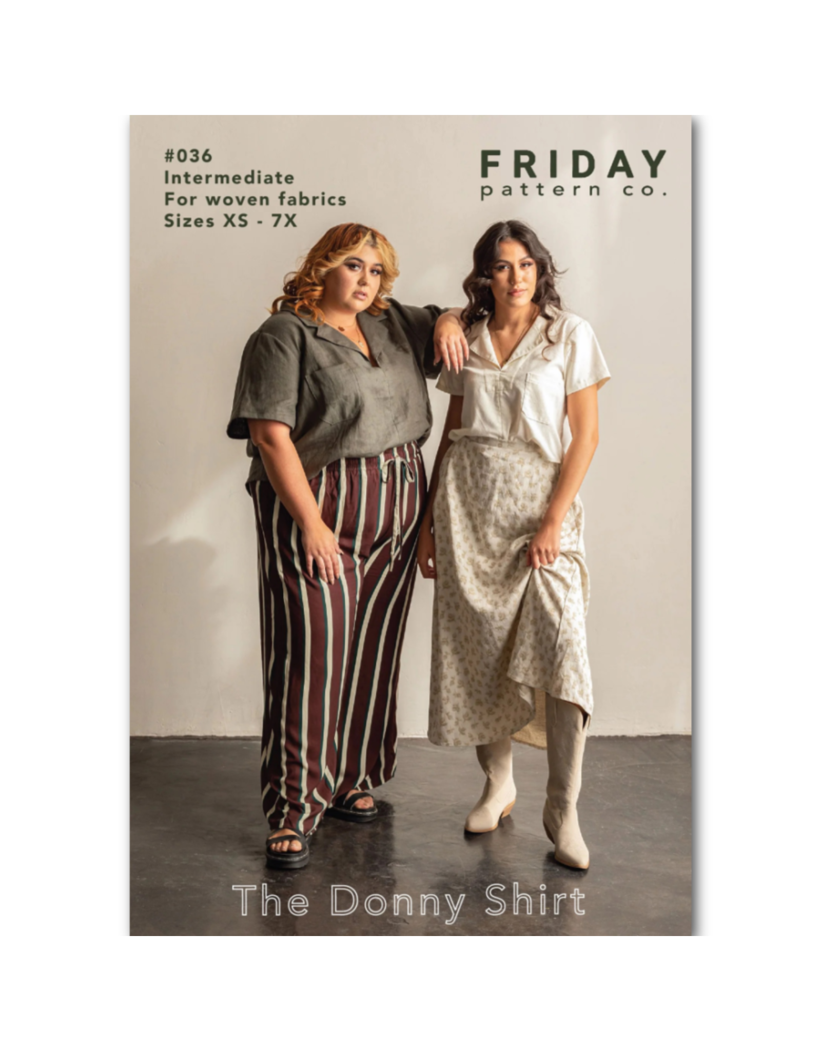 Friday Pattern Company The Donny Shirt Pattern