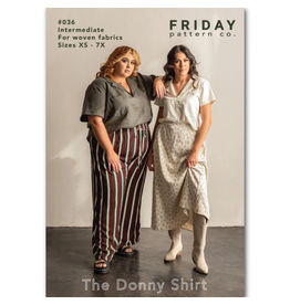 Friday Pattern Company ON ORDER-The Donny Shirt Pattern