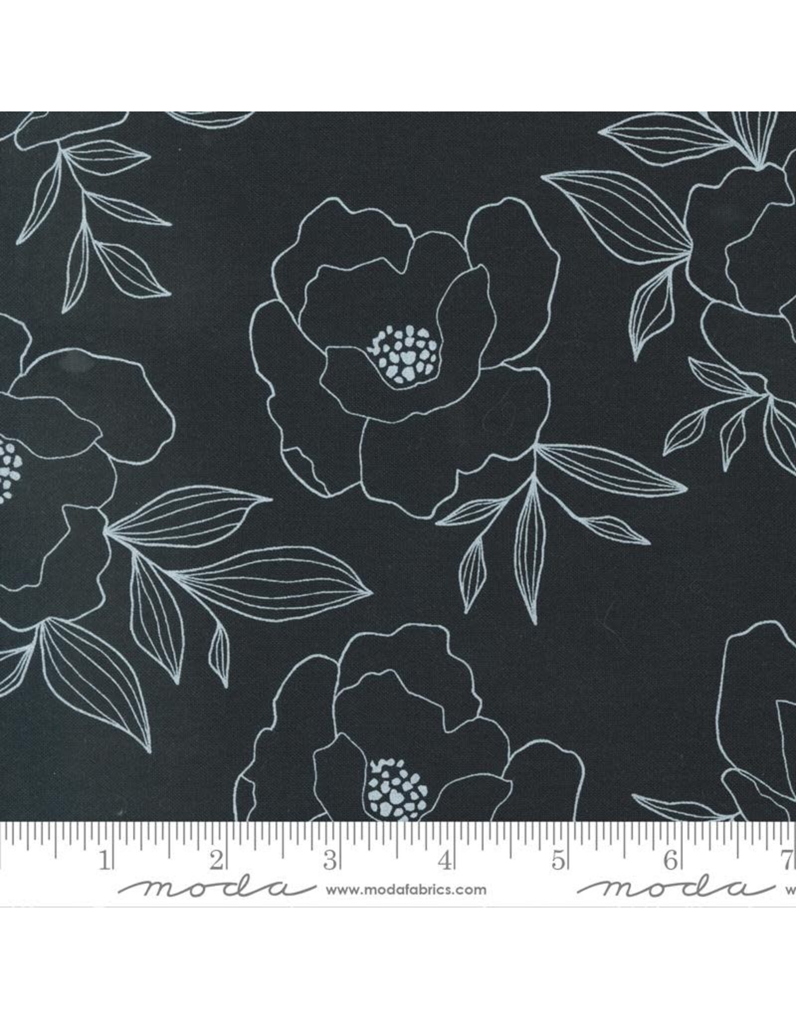 PD's Alli K Collection Gilded, Bold Blossoms in Ink, Dinner Napkin