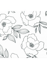 Alli K Design Gilded, Bold Blossoms in Paper, Fabric Half-Yards