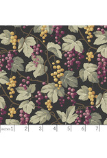 Laundry Basket Quilts English Garden, Currants in Licorice, Fabric Half-Yards