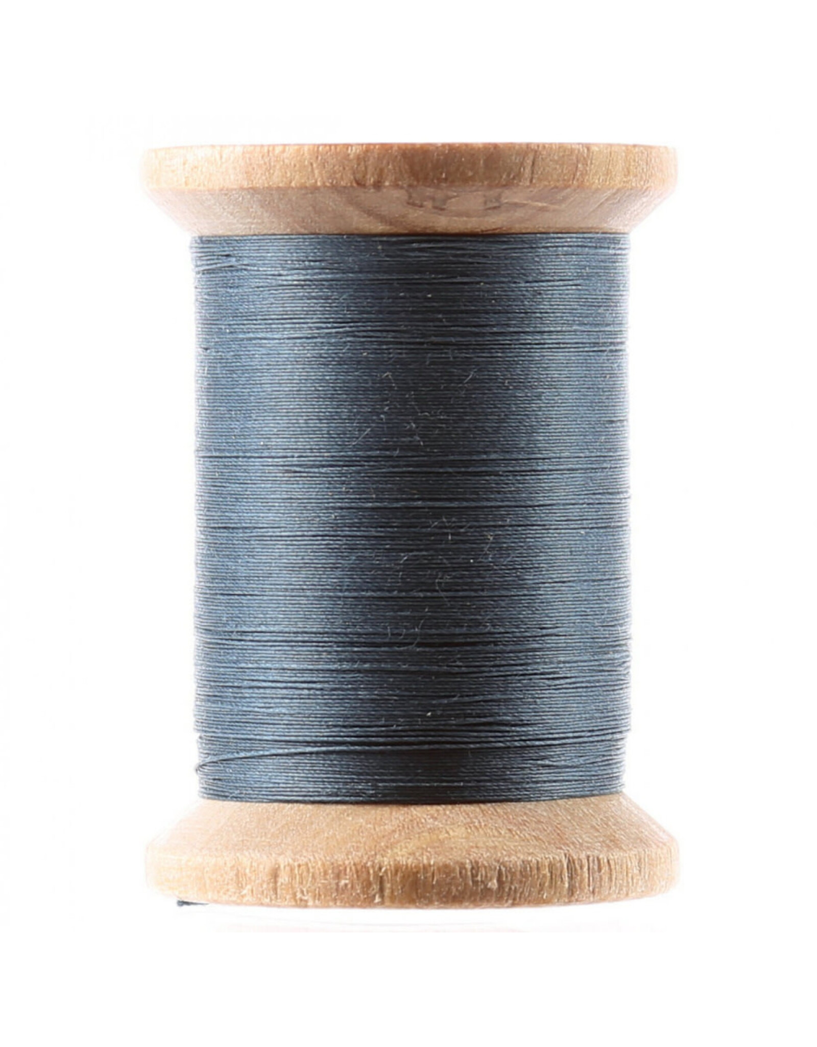YLI ON ORDER-YLI Cotton Hand Quilting Thread, 014 Grey Blue, 40wt, 3 ply, 500 yd spool