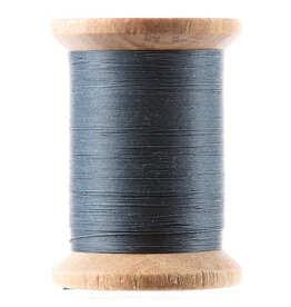 YLI ON ORDER-YLI Cotton Hand Quilting Thread, 014 Grey Blue, 40wt, 3 ply, 500 yd spool