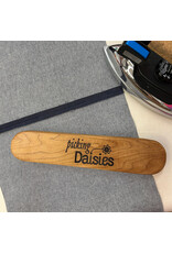 BoneYard ON ORDER-Hardwood Tailor's Clapper, 13" x 3", Picking Daisies