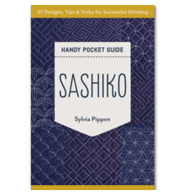 C&T Publishing HIDDEN-Sashiko Handy Pocket Guide by Sylvia Pippen
