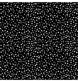 Freckle & Lollie Tidbits, Dotted in Black, Fabric Half-Yards