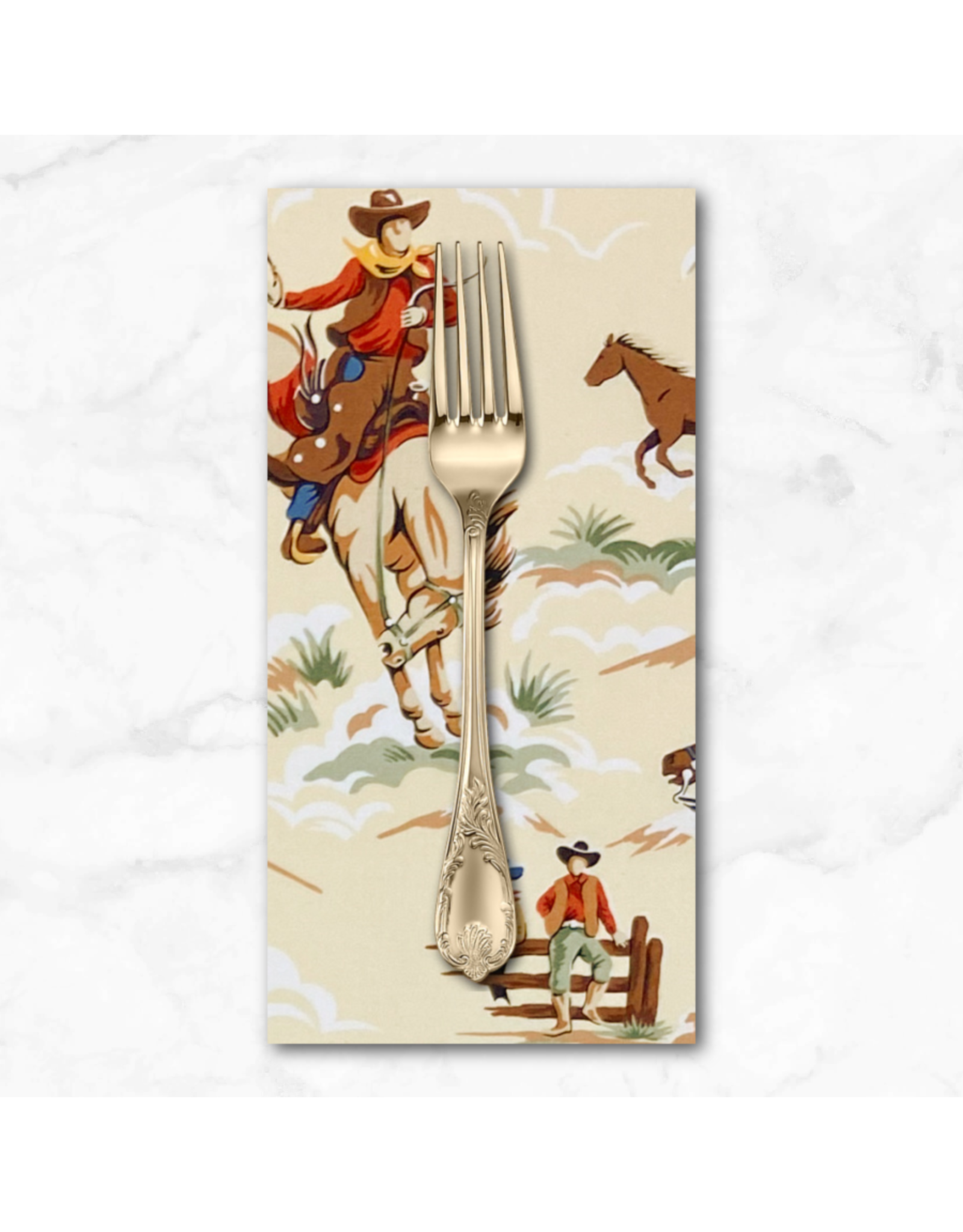 PD's Alexander Henry Collection Santa Fe, The Way of the West in Natural, Dinner Napkin