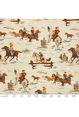 PD's Alexander Henry Collection Santa Fe, The Way of the West in Natural, Dinner Napkin