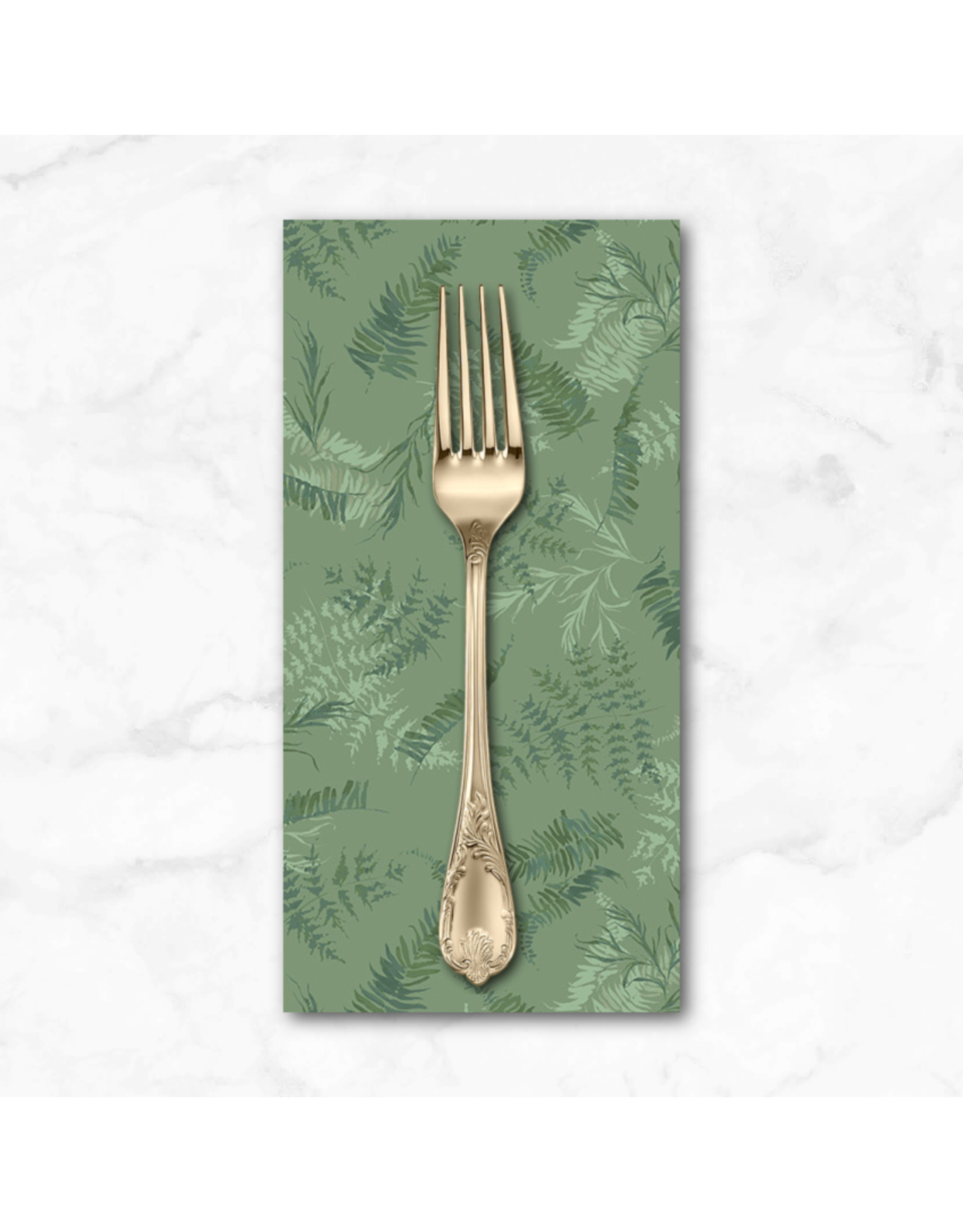 PD's Kelly Ventura Collection Perennial, Fern in Hedge, Dinner Napkin