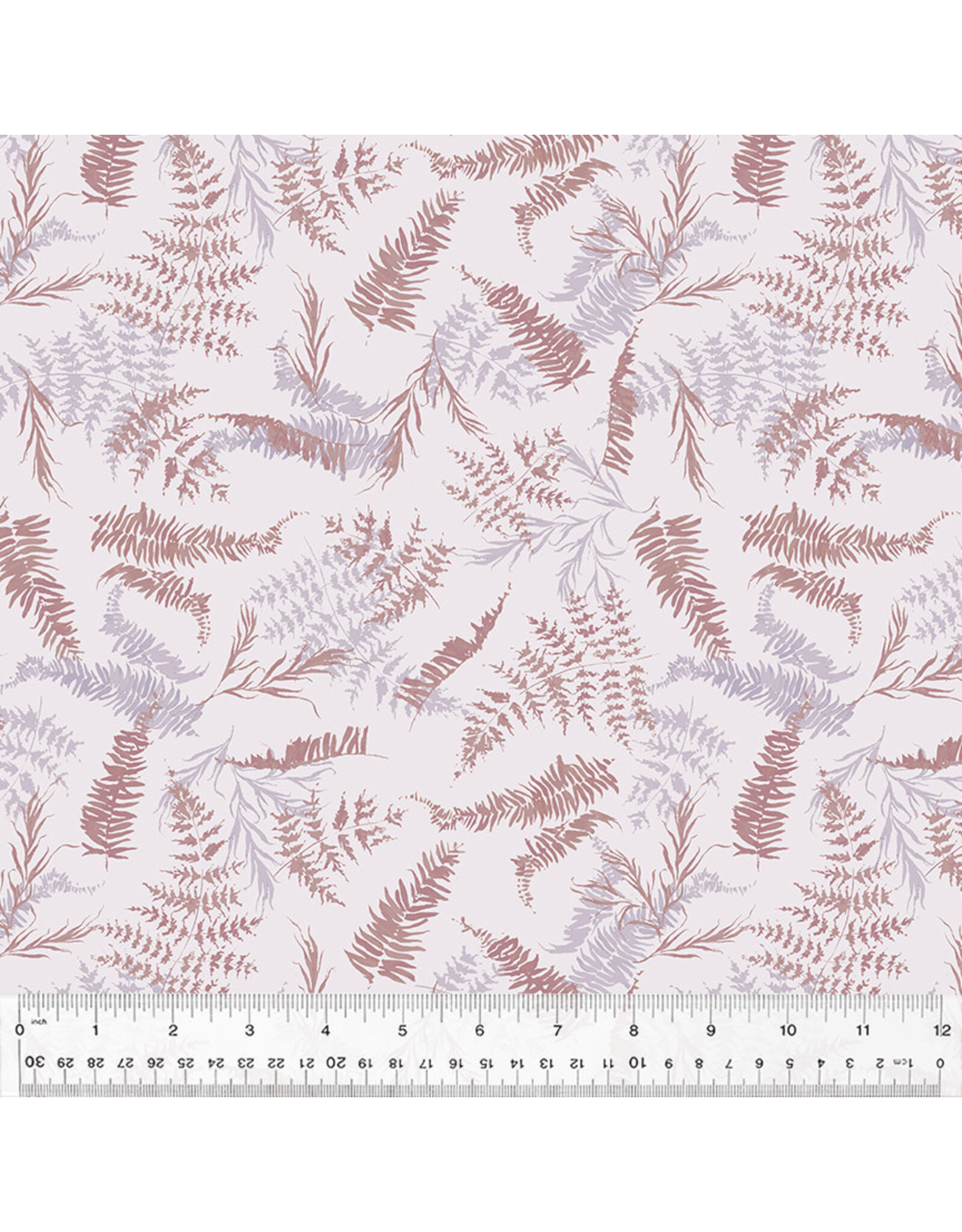 Kelly Ventura Perennial, Fern in Lilac, Fabric Half-Yards