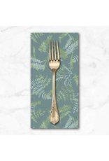 PD's Kelly Ventura Collection Perennial, Fern in Teal, Dinner Napkin