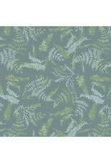 PD's Kelly Ventura Collection Perennial, Fern in Teal, Dinner Napkin