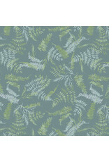 Kelly Ventura ON SALE - 5 YARD CUT, Perennial, Fern in Teal