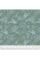 Kelly Ventura ON SALE - 5 YARD CUT, Perennial, Fern in Teal