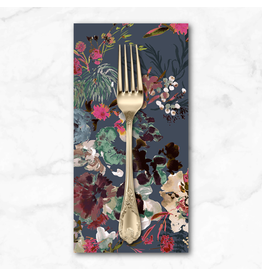 PD's Kelly Ventura Collection Perennial, Flora in Slate, Dinner Napkin