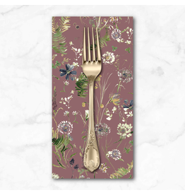 PD's Kelly Ventura Collection Perennial, Flowerfield in Mauve, Dinner Napkin