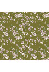 Kelly Ventura ON SALE - 5 YARD CUT, Perennial, Peony Tulip in Frond