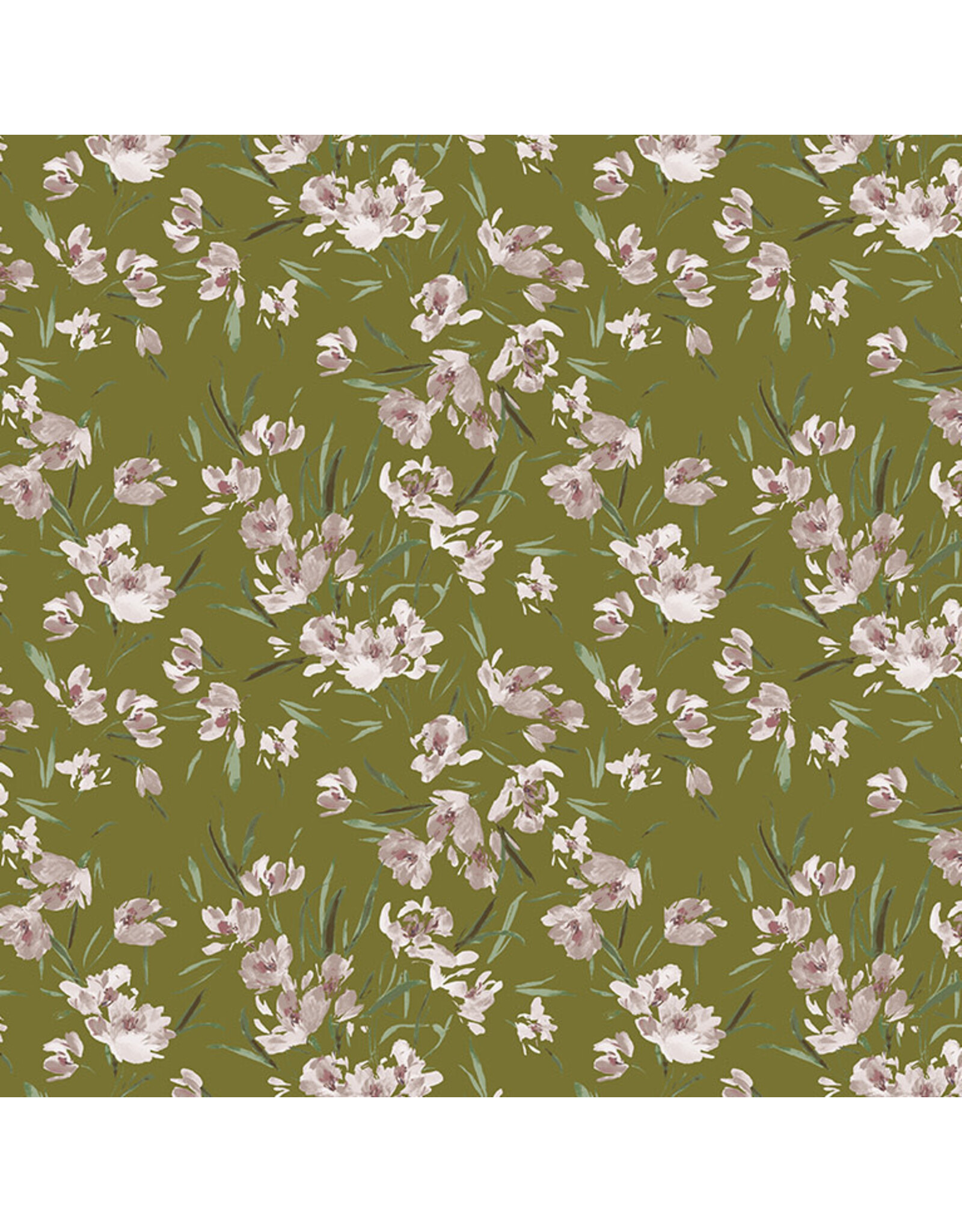 Kelly Ventura ON SALE - 5 YARD CUT, Perennial, Peony Tulip in Frond