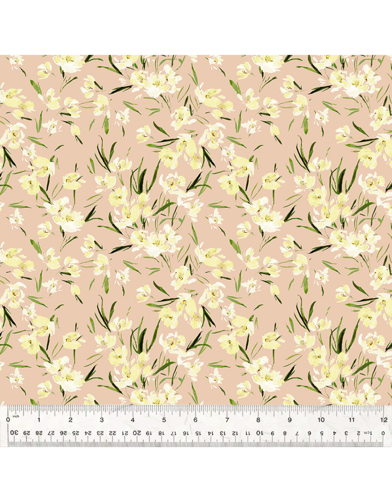 Kelly Ventura Perennial, Peony Tulip in Petal, Fabric Half-Yards